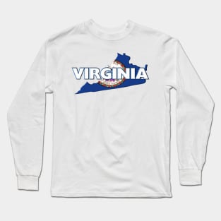 Virginia Colored State Long Sleeve T-Shirt